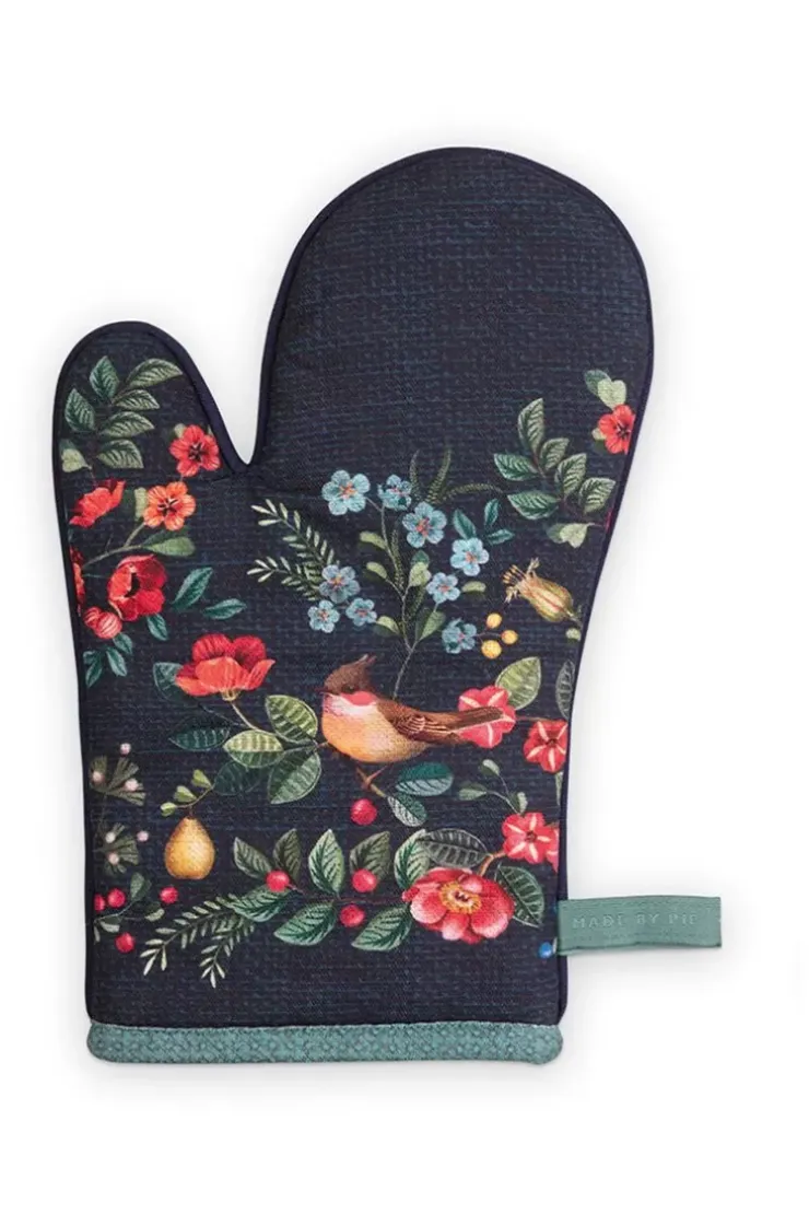 Ofenhandschuhe|Pip Studio Winter Wonderland Ofenhandschuh Dunkelblau