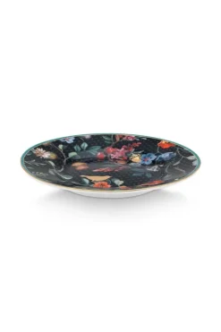 Gebäckteller|Pip Studio Winter Wonderland Petit Four Dunkelblau 12 Cm