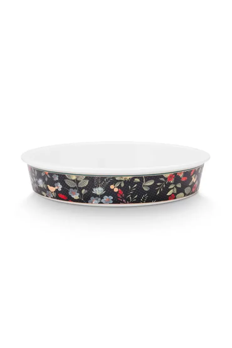 Backgeschirr|Pip Studio Winter Wonderland Servierschale Runden Dunkelblau