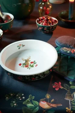 Backgeschirr|Pip Studio Winter Wonderland Servierschale Runden Dunkelblau