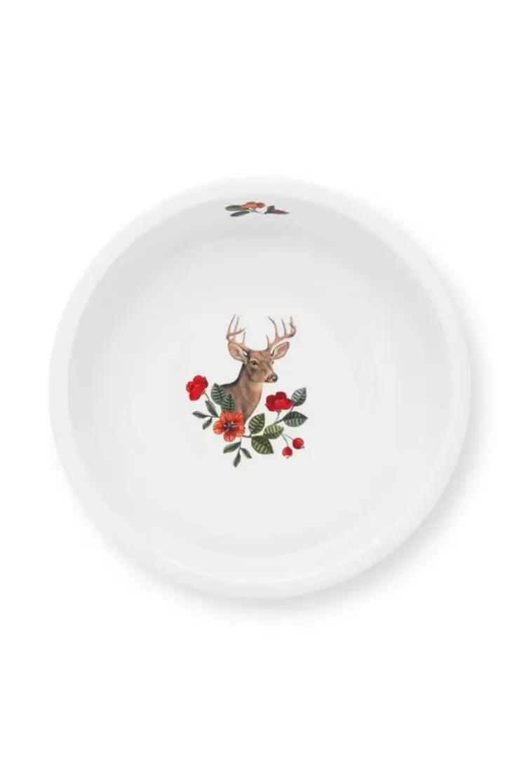 Backgeschirr|Pip Studio Winter Wonderland Servierschale Runden Dunkelblau