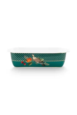 Backgeschirr|Pip Studio Winter Wonderland Servierschale Rechteckig Klein Grun