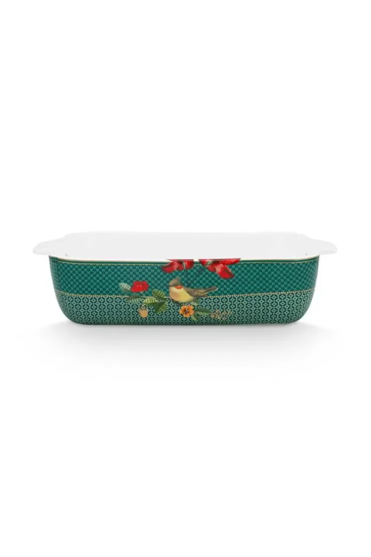 Backgeschirr|Pip Studio Winter Wonderland Servierschale Rechteckig Gros Grun