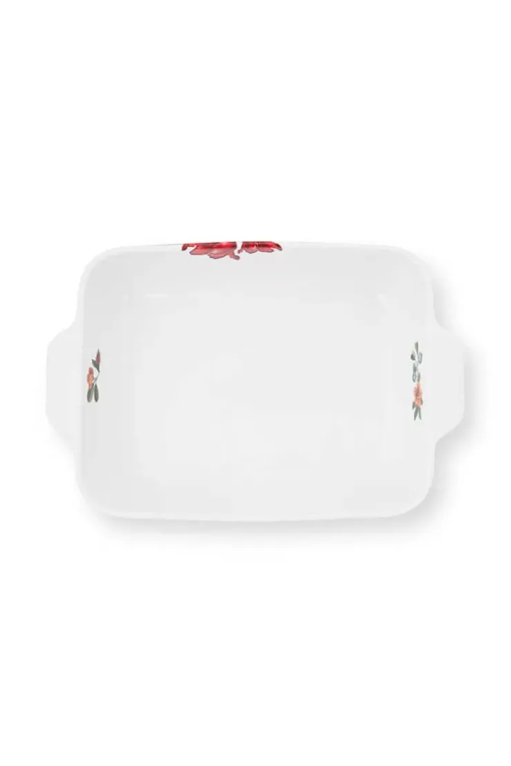 Backgeschirr|Pip Studio Winter Wonderland Servierschale Rechteckig Gros Grun