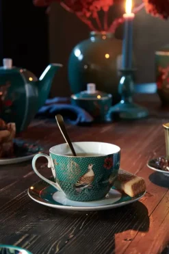 Porzellan Sets|Pip Studio Winter Wonderland Set/2 Cappuccino Tasse & Untertasse Grun
