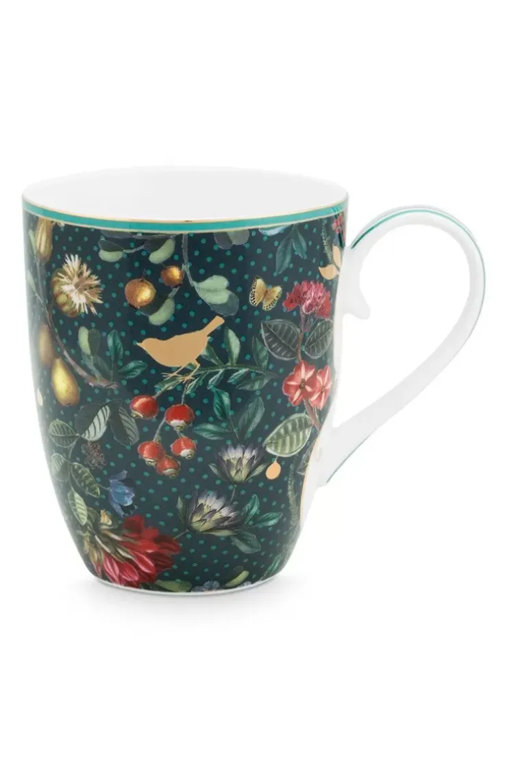 Teetassen|Pip Studio Winter Wonderland Tasse Gross Dunkel Blau