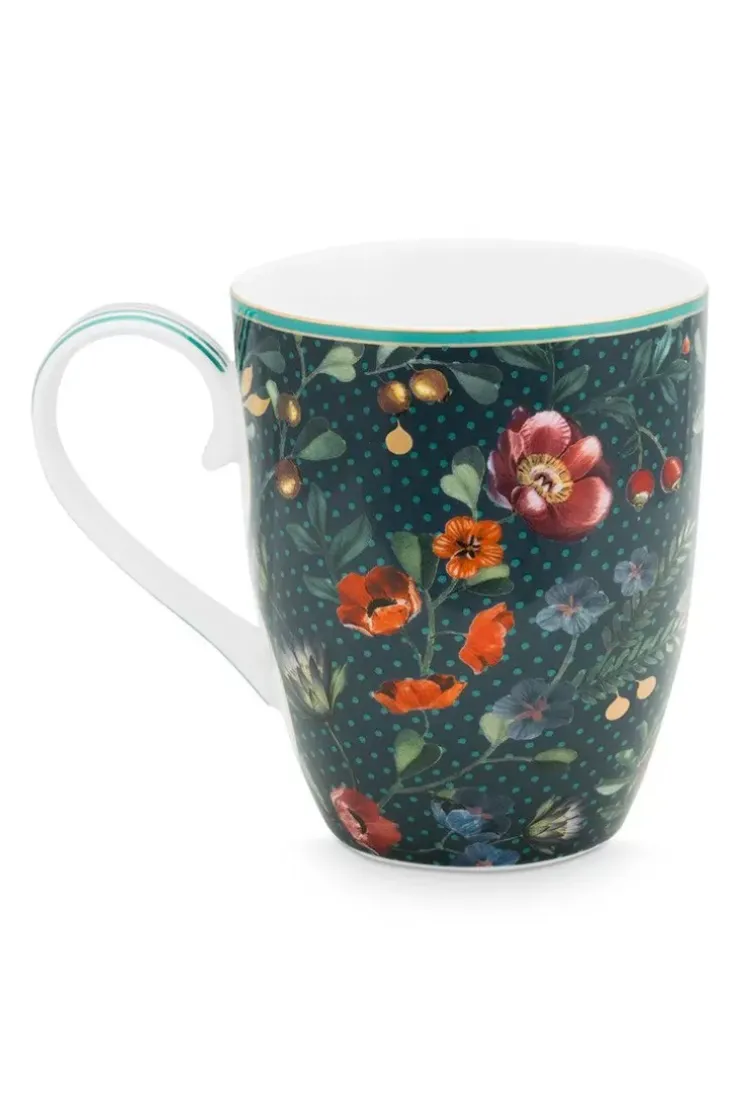 Teetassen|Pip Studio Winter Wonderland Tasse Gross Dunkel Blau