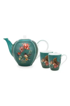 Porzellan Sets|Pip Studio Winter Wonderland Tea Set/3 Grun