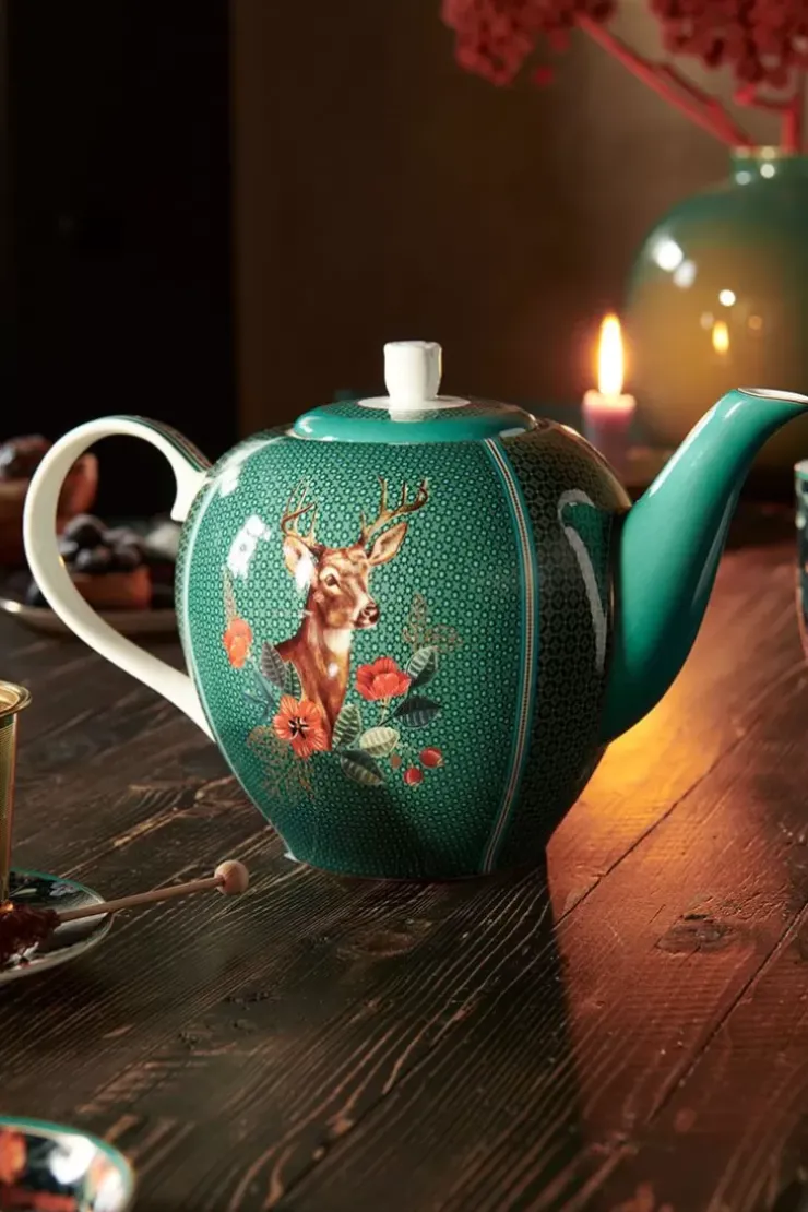 Teekannen|Pip Studio Winter Wonderland Teekanne Gross Grun