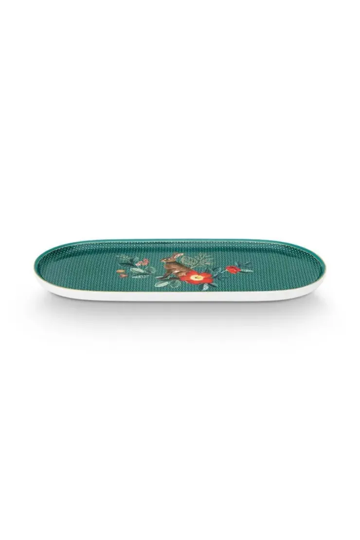 Tortenteller|Pip Studio Winter Wonderland Zucker- Und Milchschale Grun