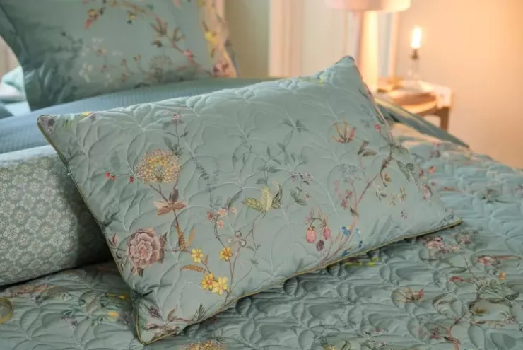 Bettkissen|Pip Studio Zierkissen Quilted Autunno Hell Blau