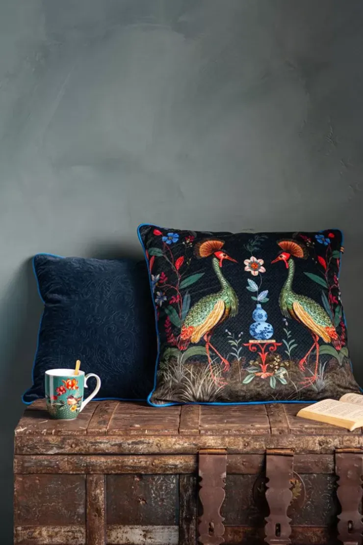 Zierkissen|Pip Studio Zierkissen Quilted Dunkelblau