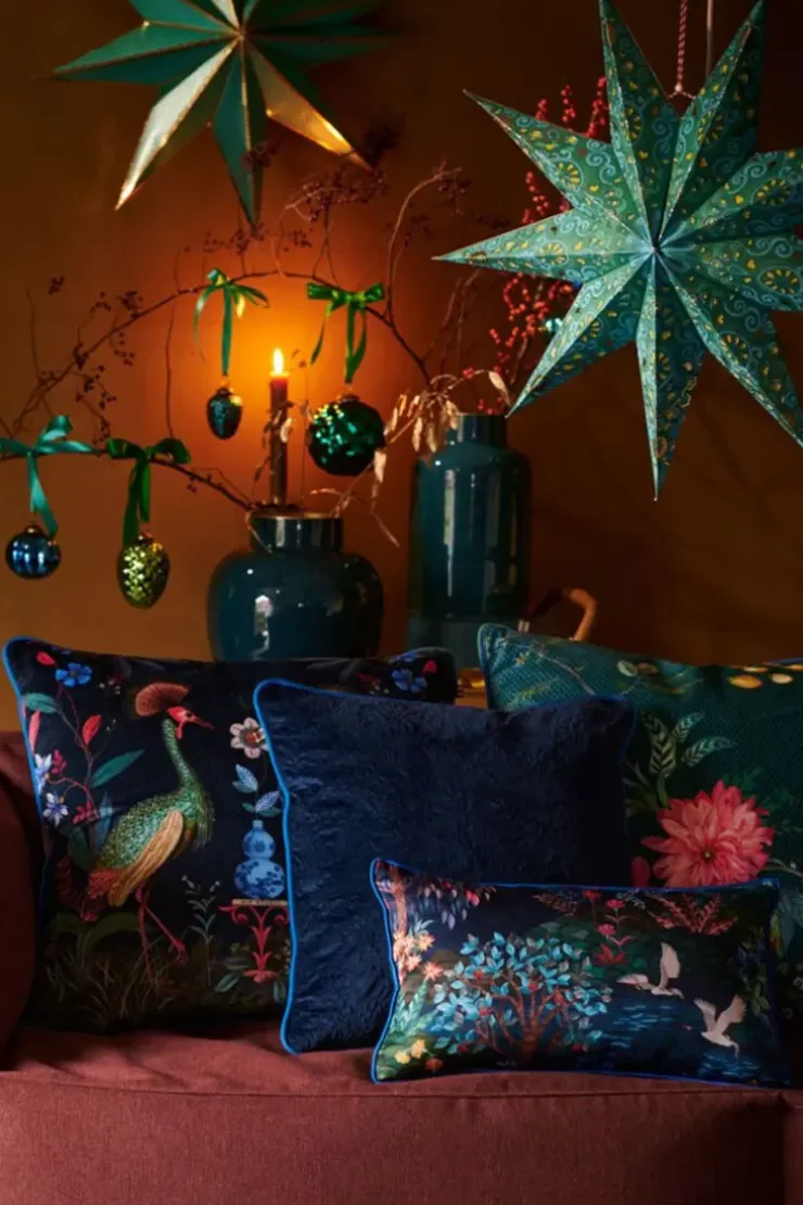 Zierkissen|Pip Studio Zierkissen Quilted Dunkelblau
