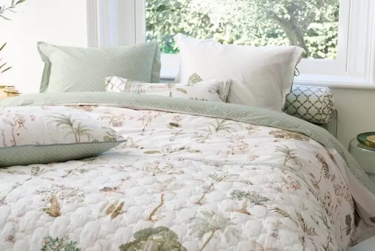 Zierkissen|Pip Studio Zierkissen Quilted Giardini Di Frutta Weiss