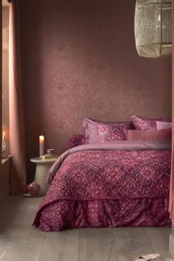 Bettkissen|Pip Studio Zierkissen Quilted Il Mosaico Dunkelrot
