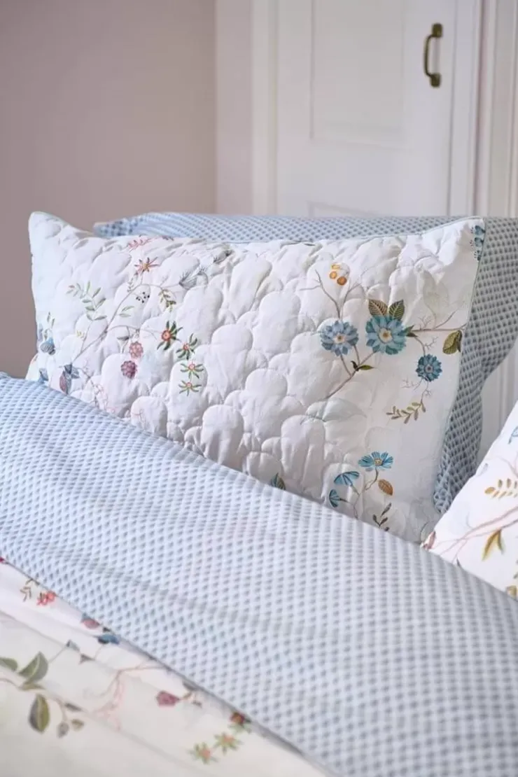 Zierkissen|Pip Studio Zierkissen Quilted Kawai Flower Weiss