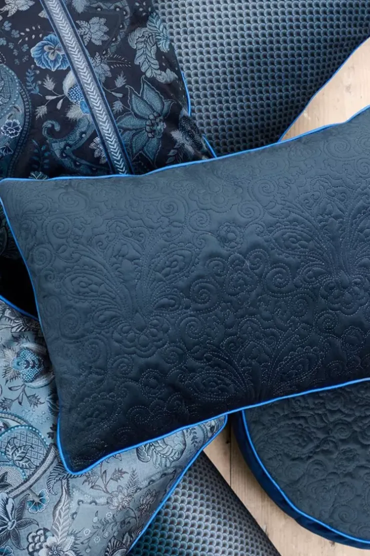 Zierkissen|Pip Studio Zierkissen Quiltey Days Dunkel Blau