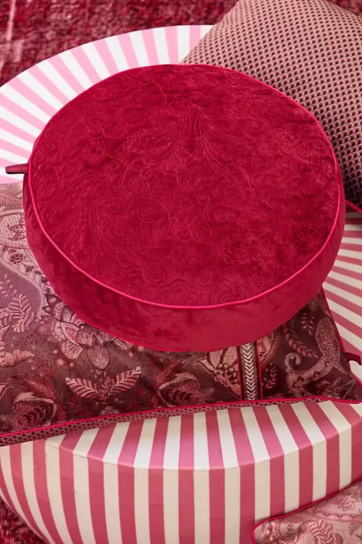 Zierkissen|Pip Studio Zierkissen Rund Quiltey Days Rosa