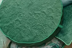 Zierkissen|Pip Studio Zierkissen Rund Quiltey Days Grun