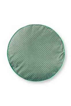 Zierkissen|Pip Studio Zierkissen Rund Quiltey Days Grun