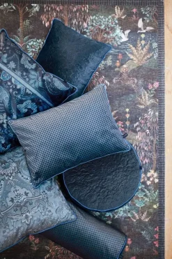 Zierkissen|Pip Studio Zierkissen Suki Dunkel Blau