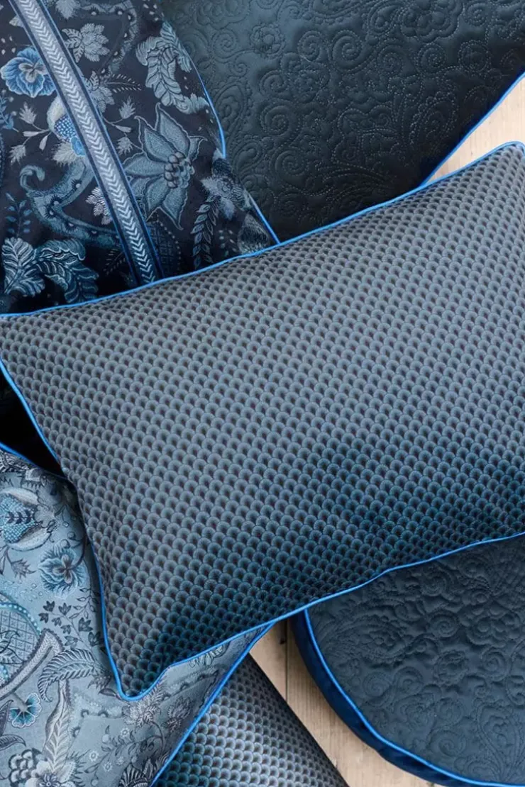 Zierkissen|Pip Studio Zierkissen Suki Dunkel Blau