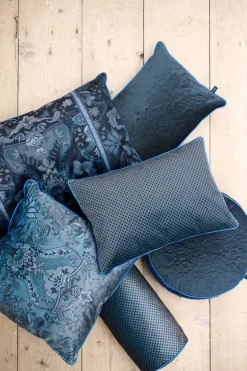 Zierkissen|Pip Studio Zierkissen Suki Dunkel Blau