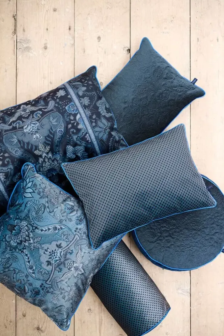 Zierkissen|Pip Studio Zierkissen Suki Dunkel Blau